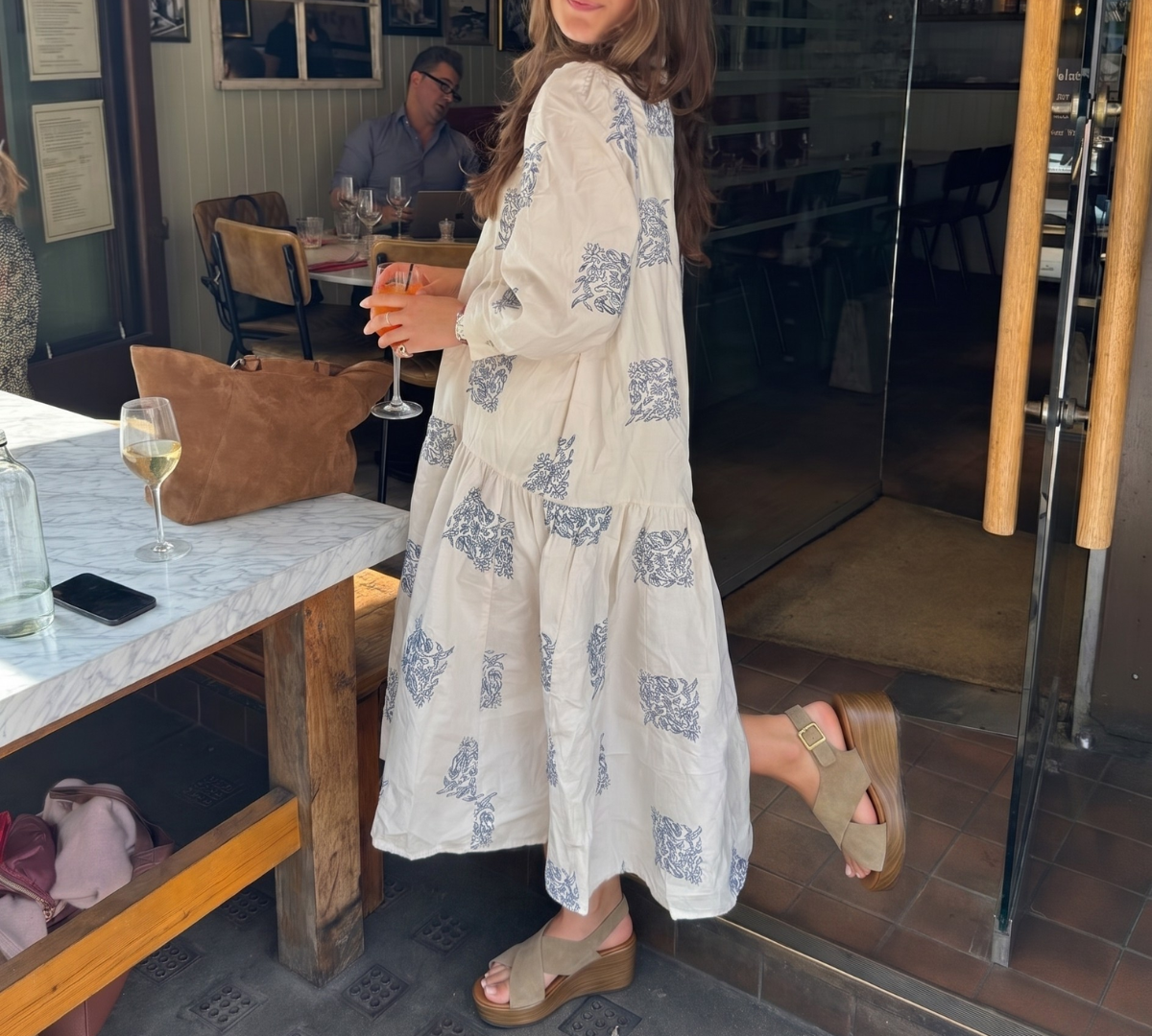 Cuña Adagio piel topo