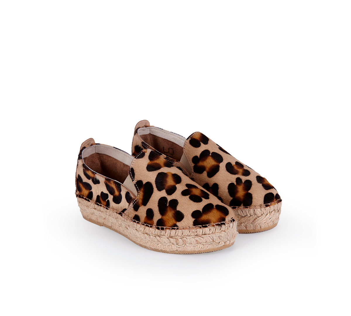 Palma Blucher in Animal Print Suede