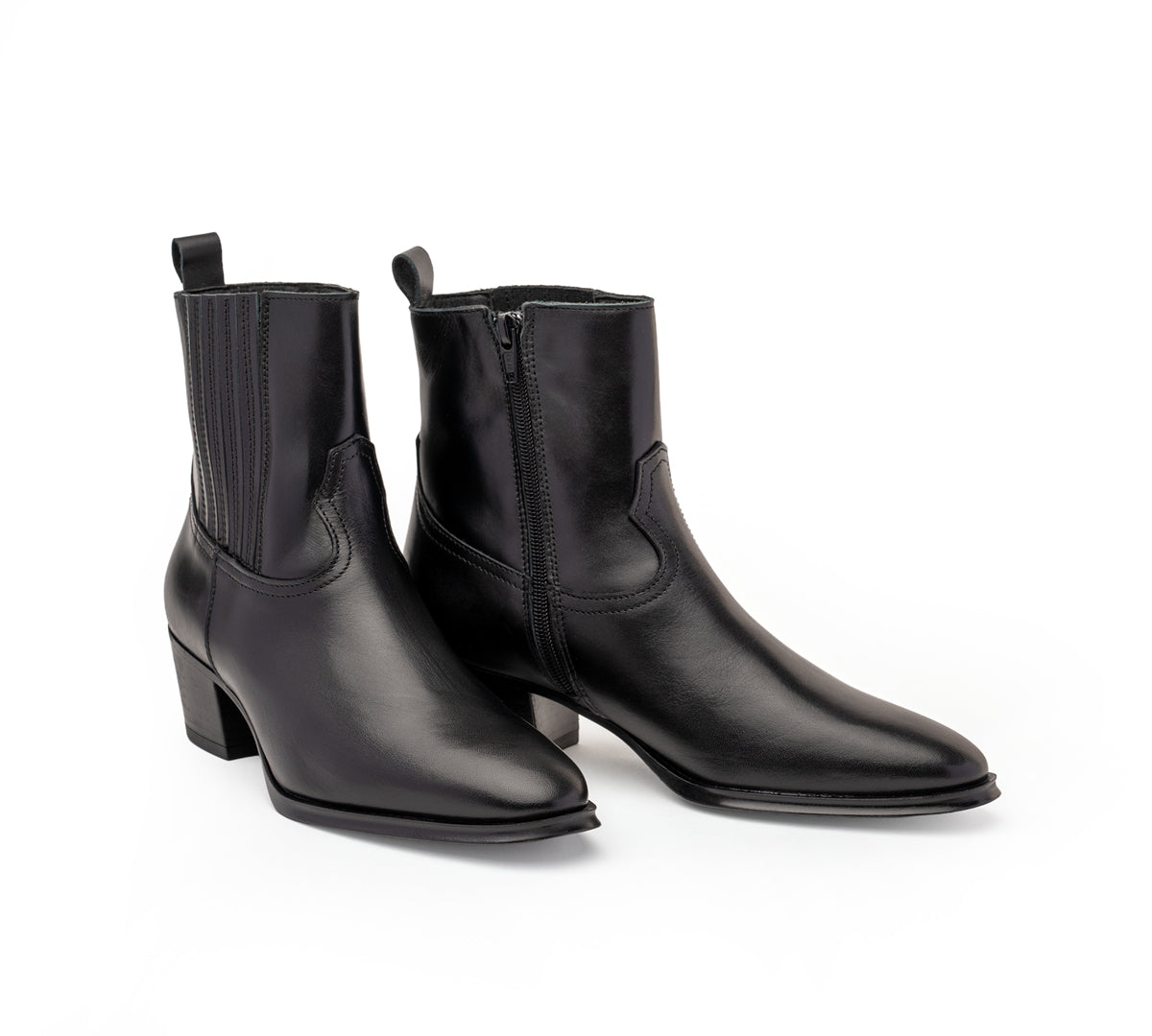 Botín Gales Piel Negro