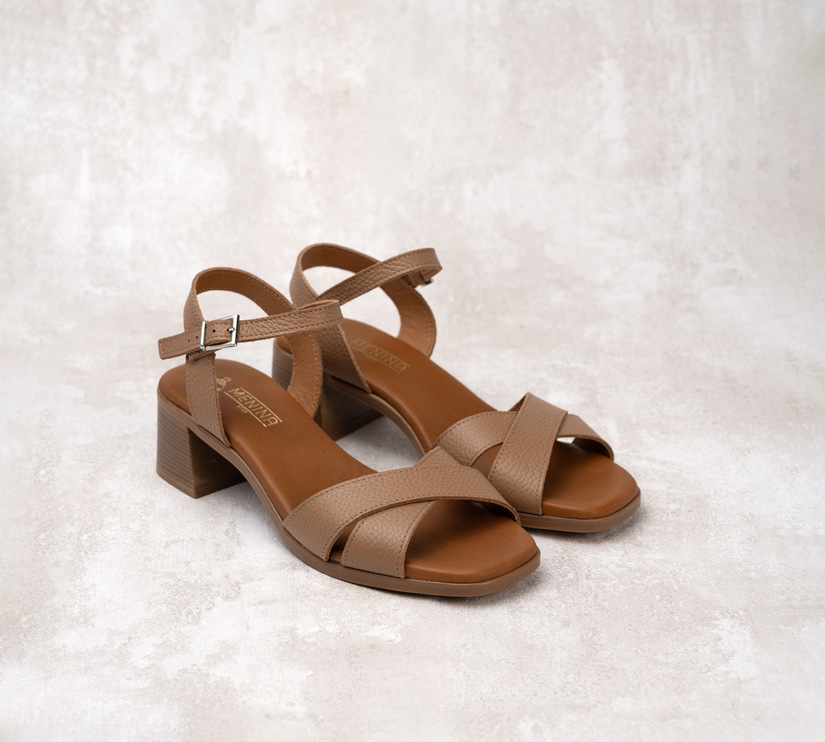 Bea Oak High-Heel Sandal