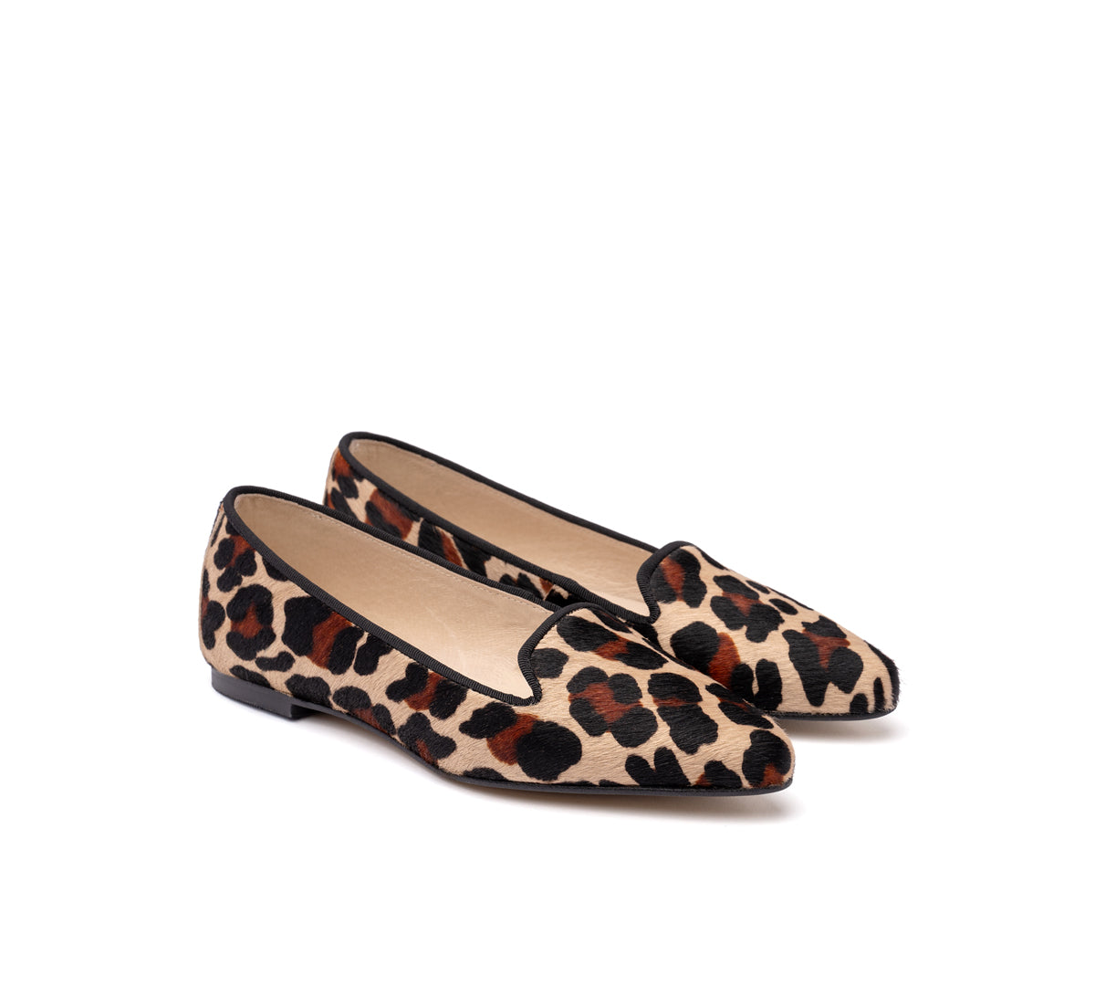 Pointy Loafer Cheetah Calf Hair