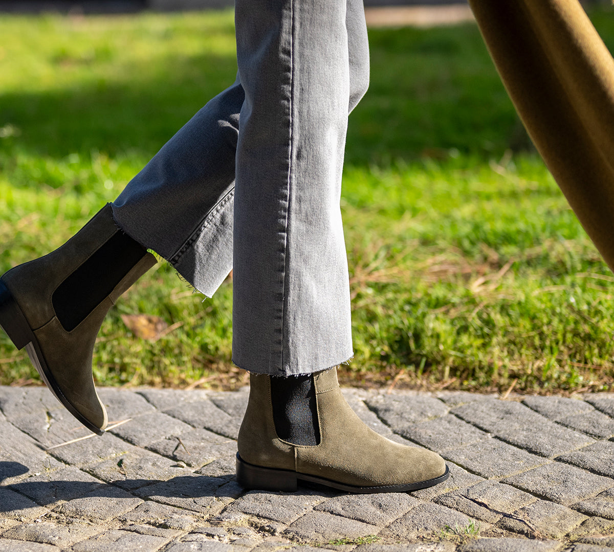 Botín Balmoral Kaki