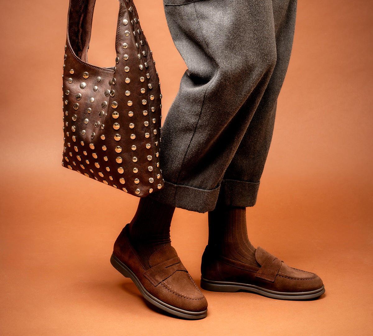 Sandrine burgundy trim