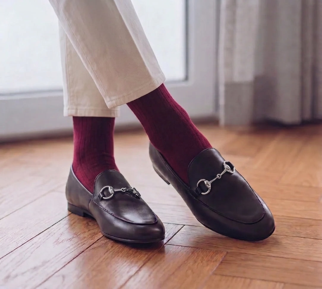 Mocasín Canido Piel Negro
