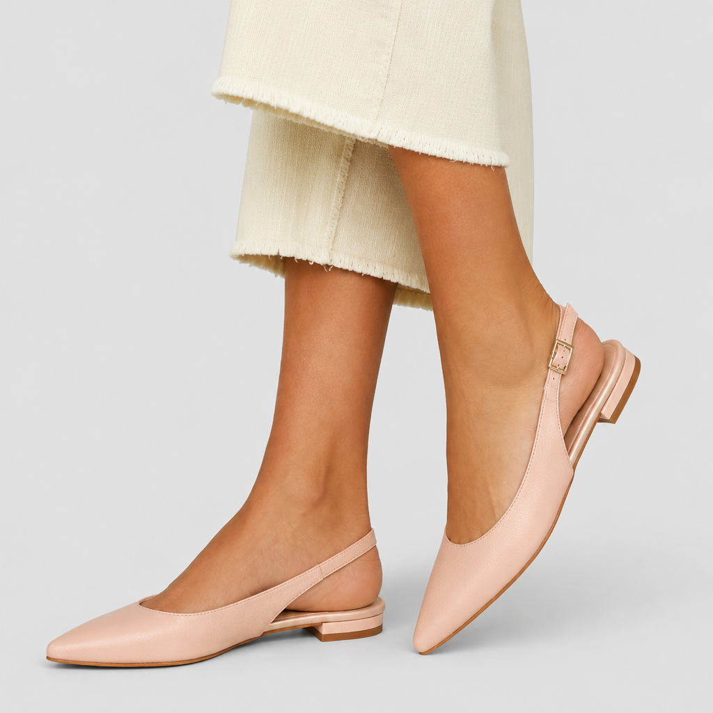 Ibiza Mercury Leather Ballerinas