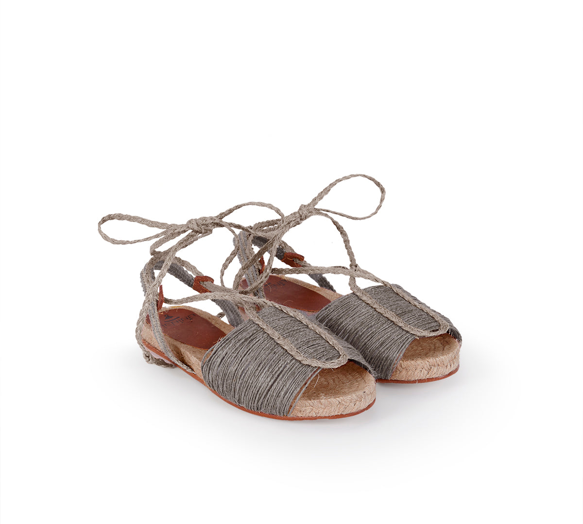 Grey Threaded Espadrilles