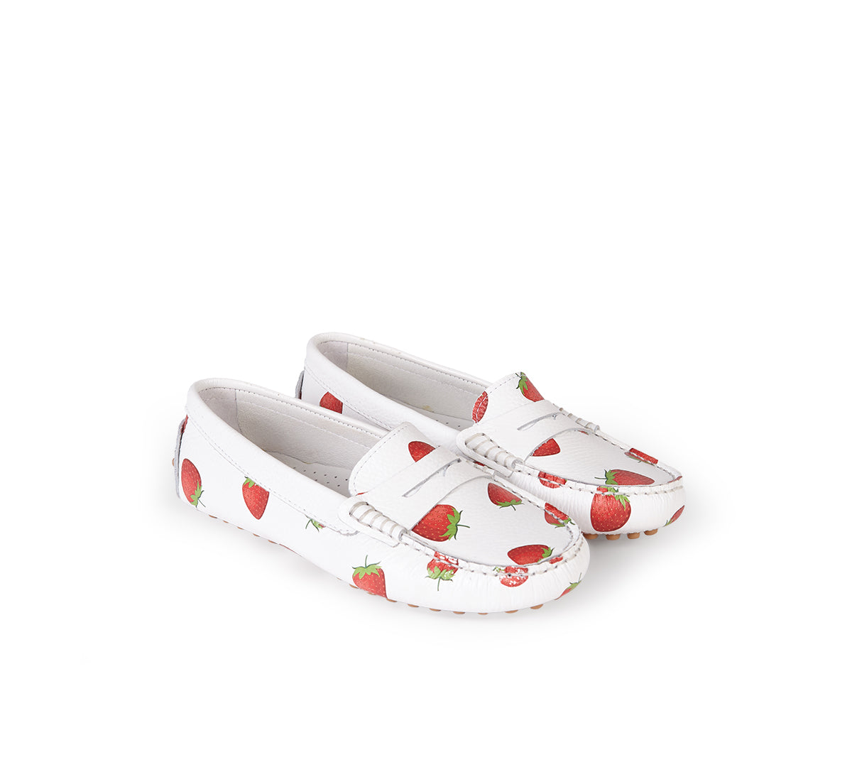 Mocasines Oporto piel fresas