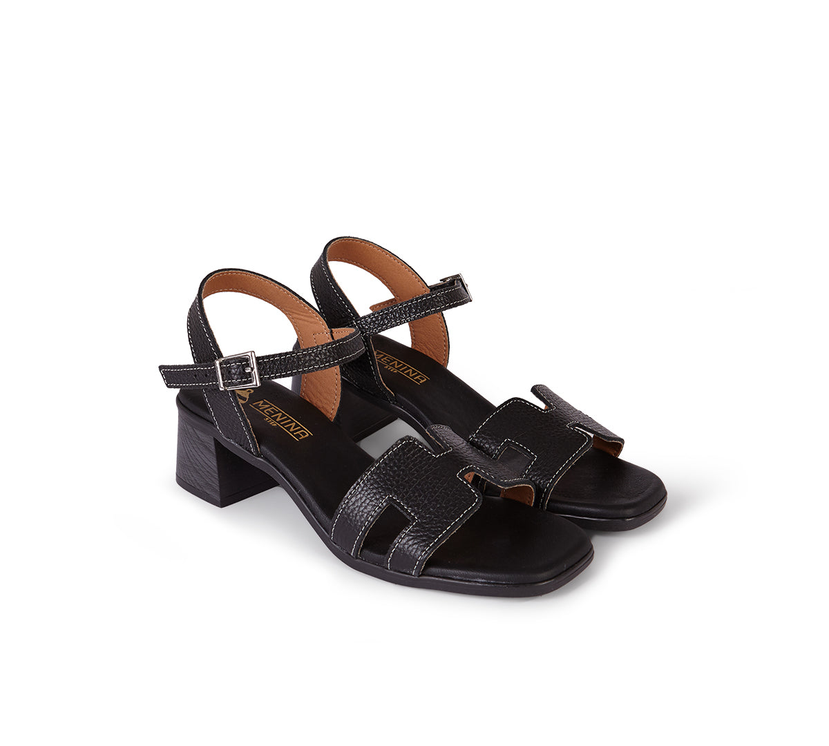 Sandalia nuit piel negro