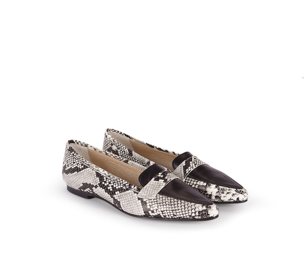 Mocasín Amanda Piedra / Negro