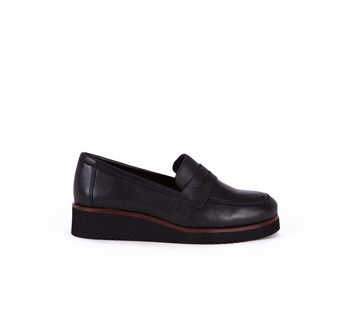 Mocasín Confort Piel negro
