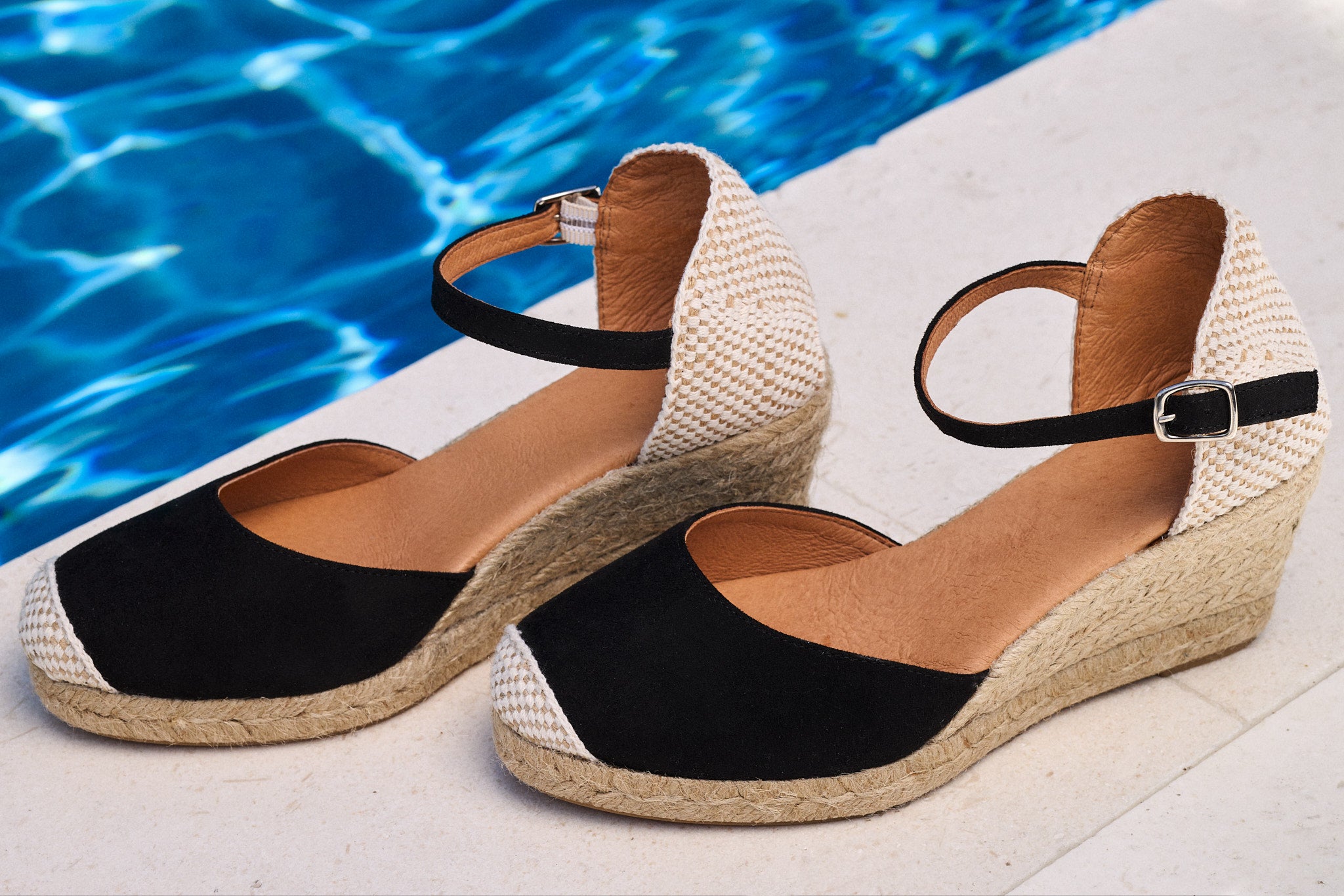 Cuña Jimena 5cm Ante Negro