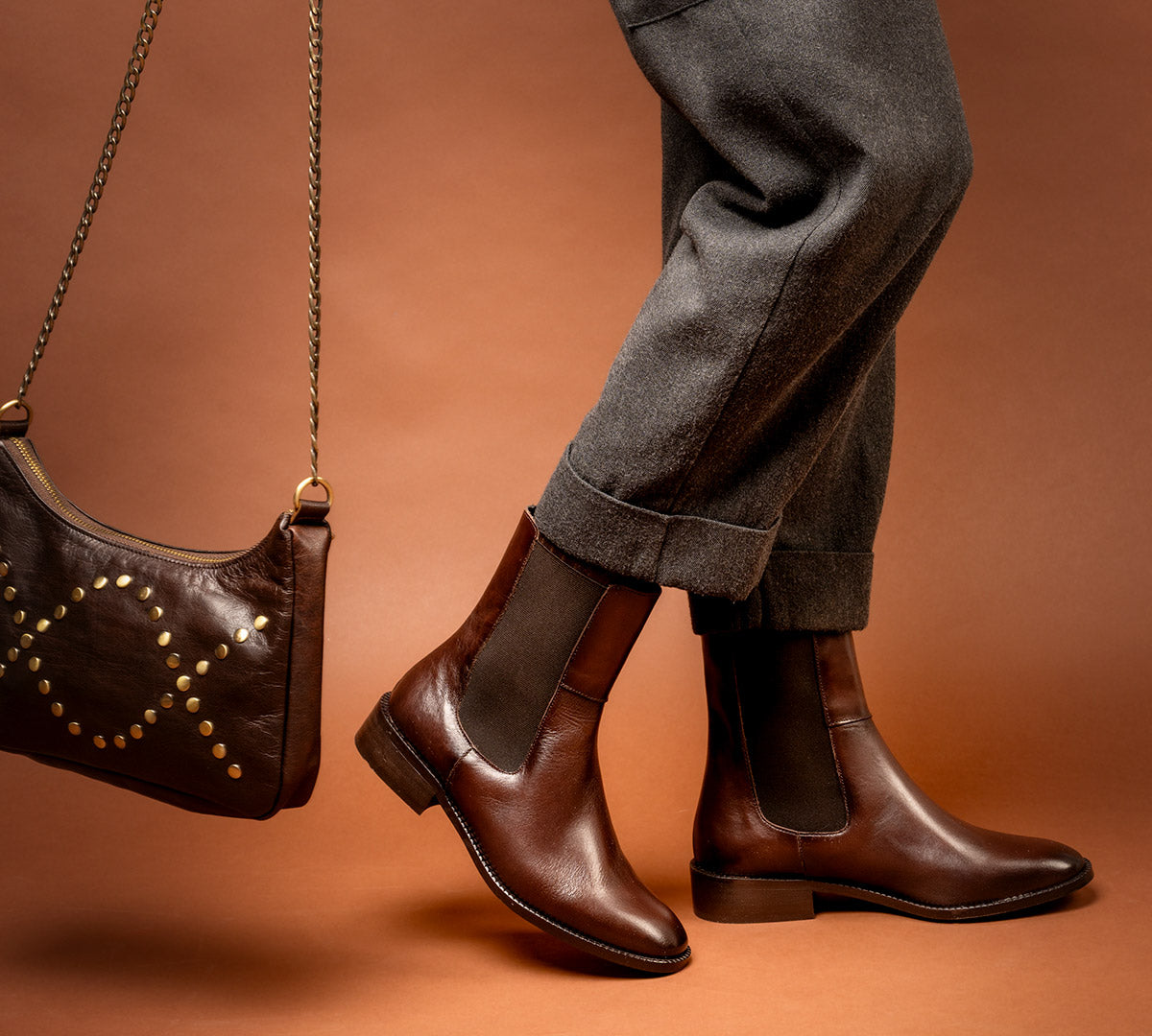 Botín Balmoral Marrón Chocolate