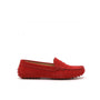 Mocasín Oporto serraje rojo