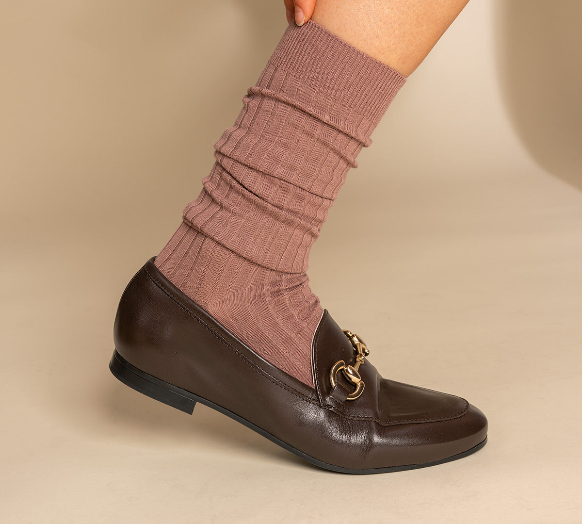 Mocasín canido marrón