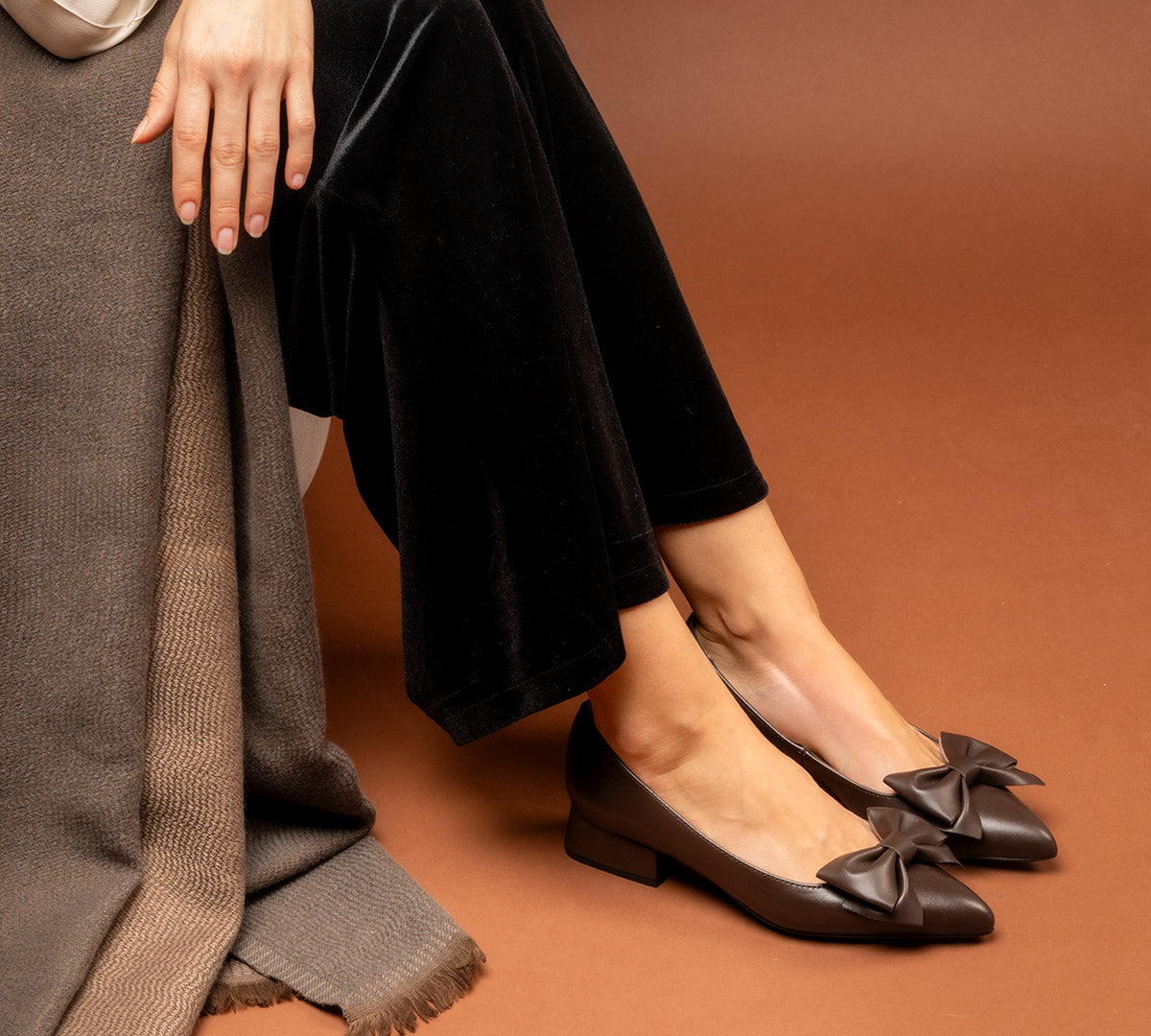 Bailarina Valentina piel marrón