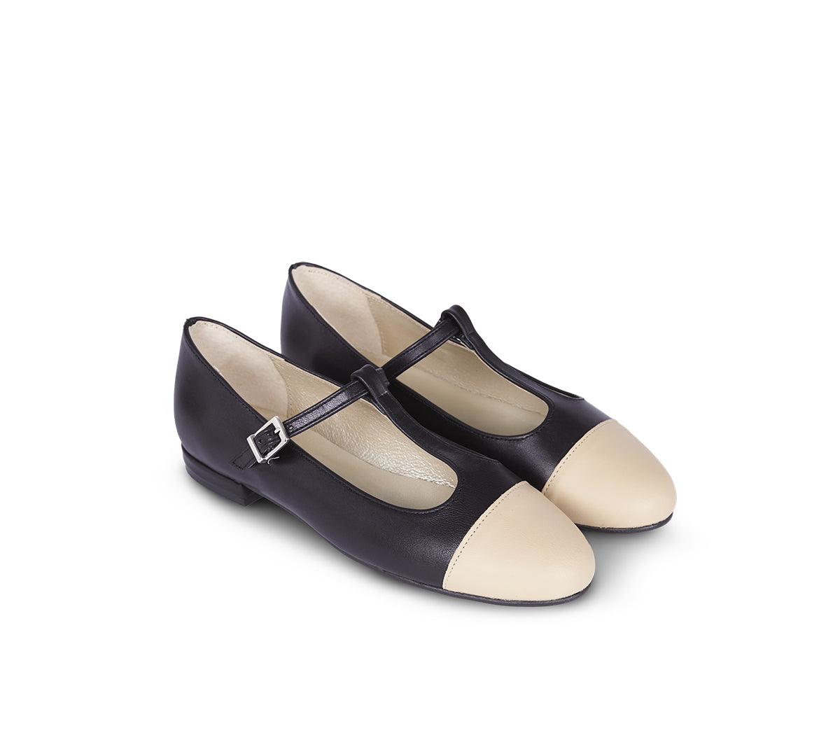 King Mary Jane in Black Leather