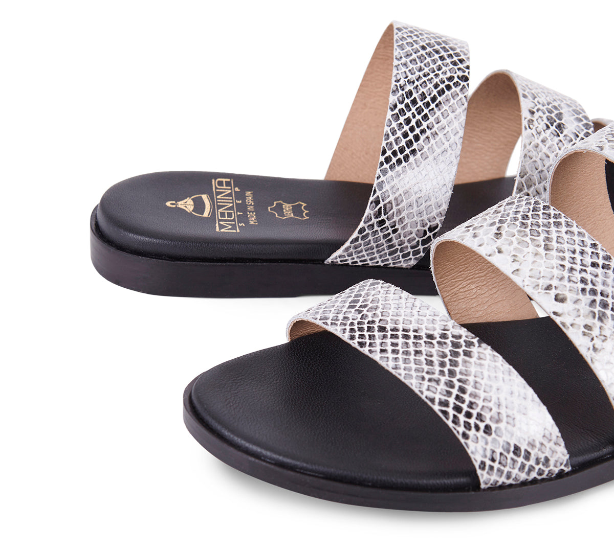 Tavernes black/leather Sandal