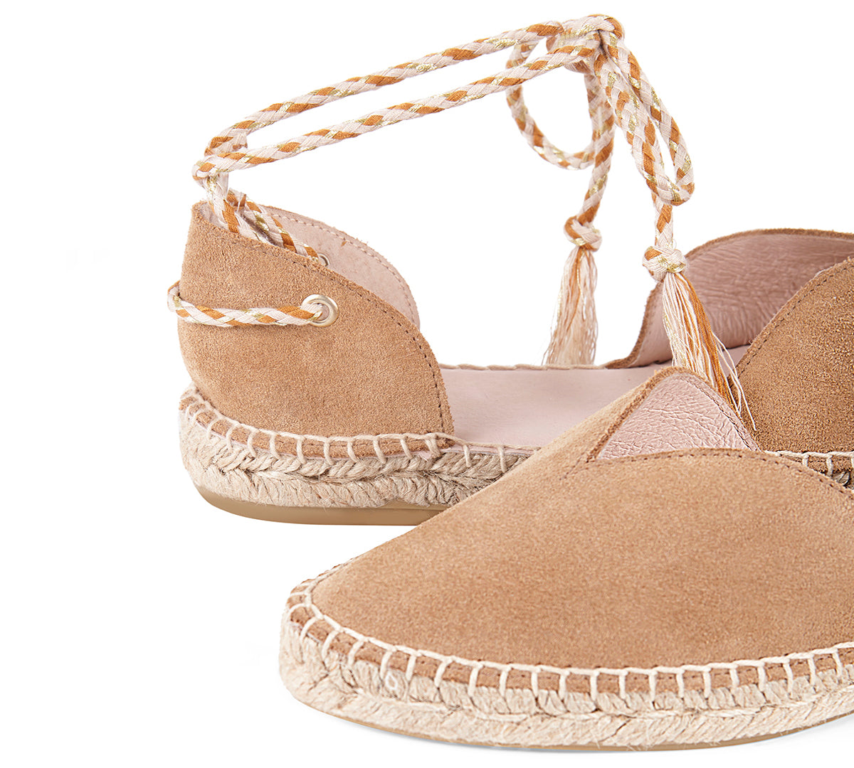 Sotogrande Camel Suede Laced Esparto