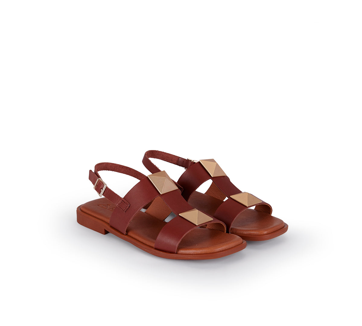 Valeria Mahogany Sandal