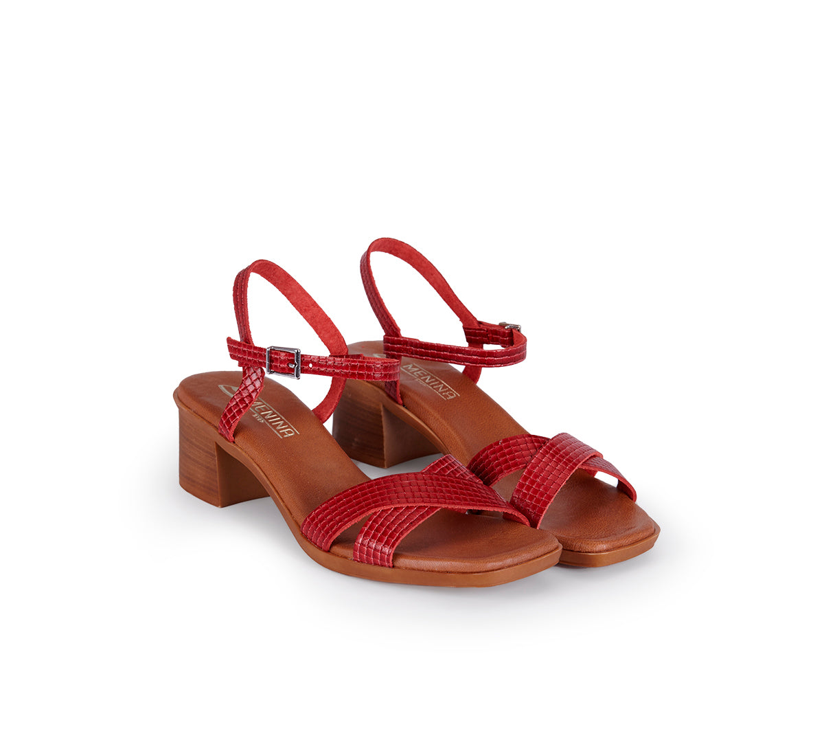 Bea Red High-Heel Sandal