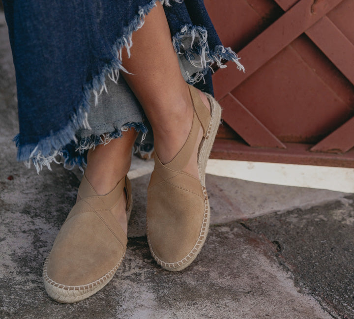 Barbate Camel Esparto Suede Lateral rubbers