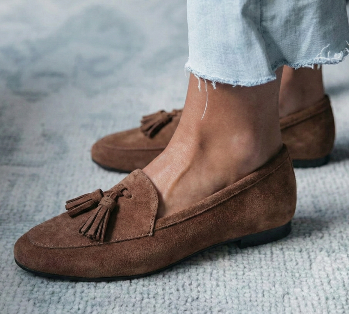 Mocasín Passio Serraje Castaña