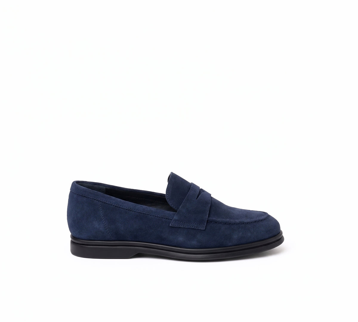 Mocasín Oxford Serraje Marino