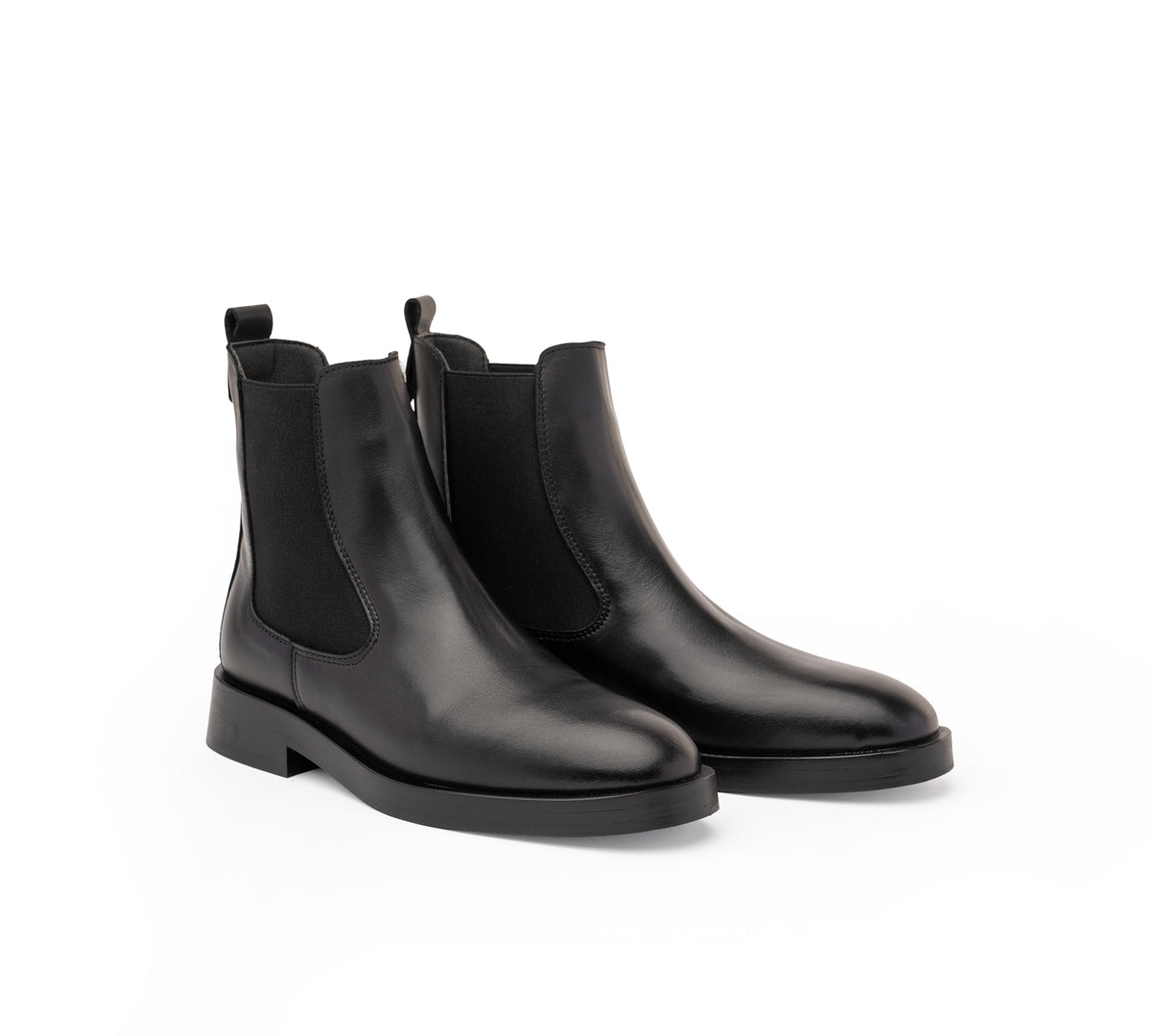 Botín Chelsea Piel Negro
