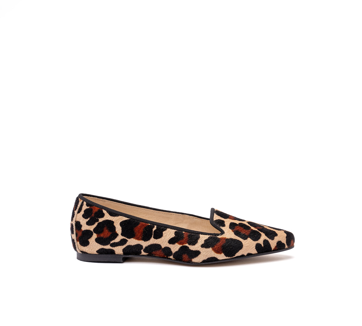Slipper pelo de potro efecto Leopardo