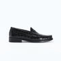 Mocasín coco piel negro