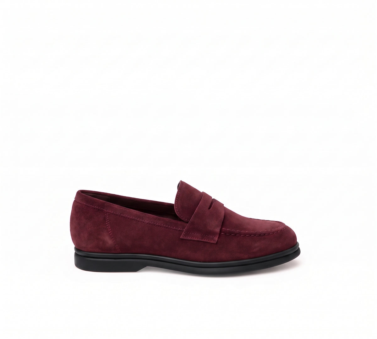 Mocasín Oxford Serraje Burdeos