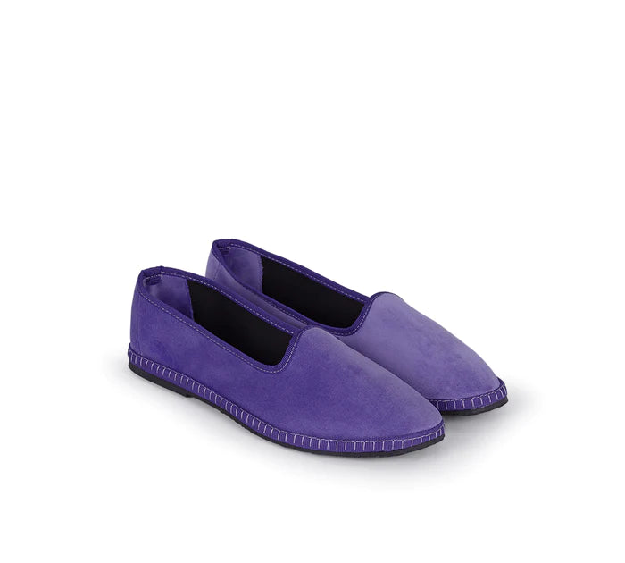 Slipper Furlane Terciopelo Morado