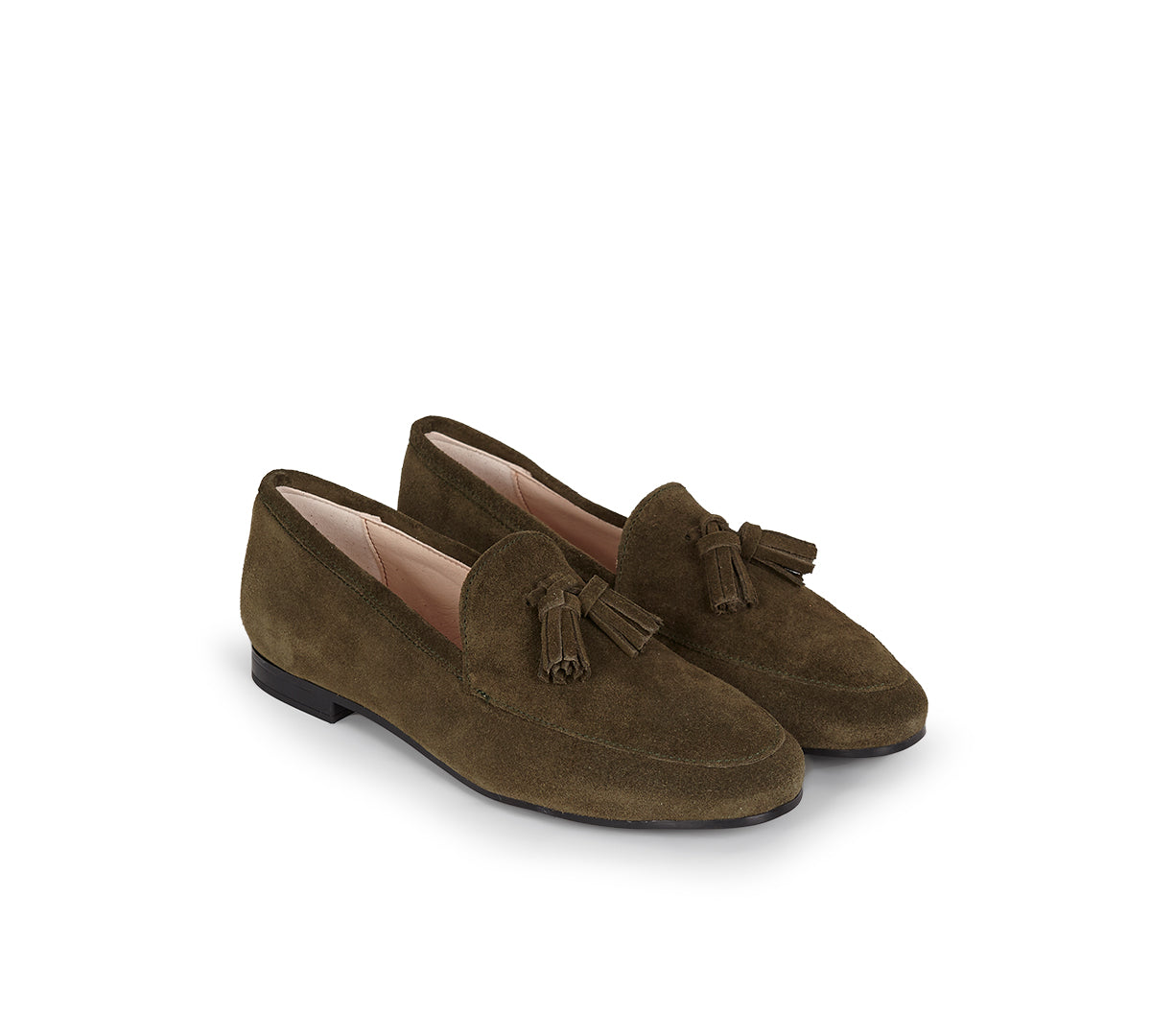 Mocasín Passio serraje kaki