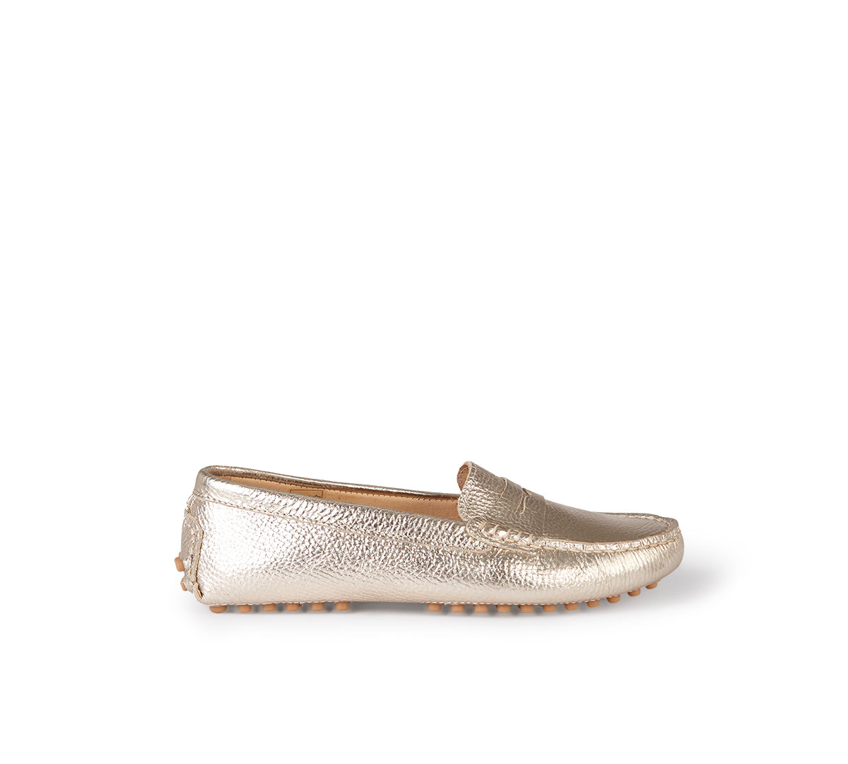 Mocasines Oporto piel metalizada
