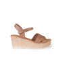 Sandalia atenea piel camel