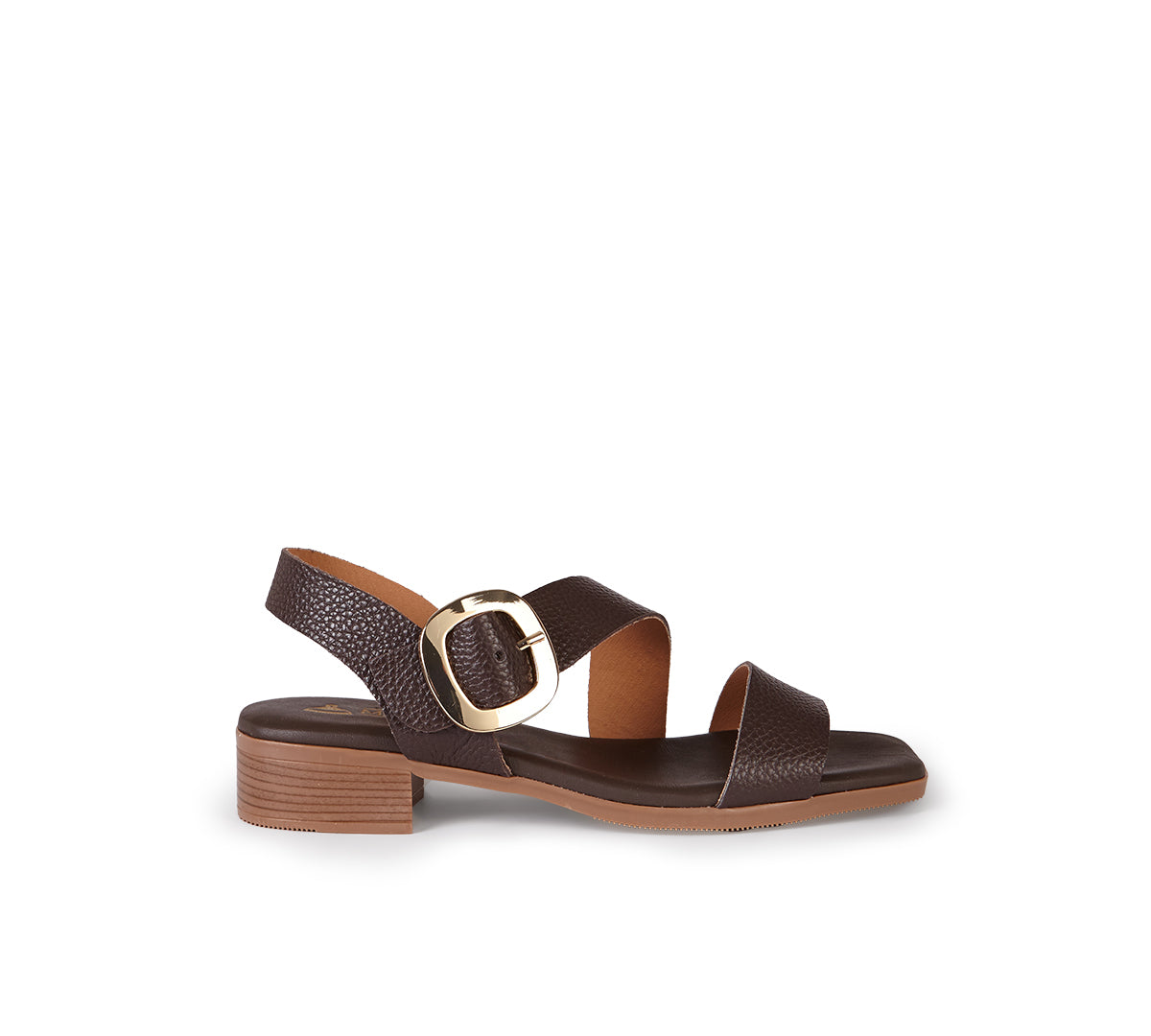 Sandalia Romeo piel marrón chocolate