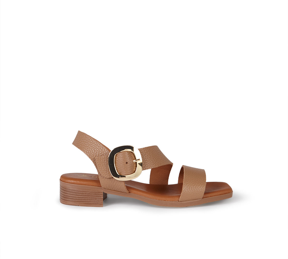 Sandalia Romeo piel camel