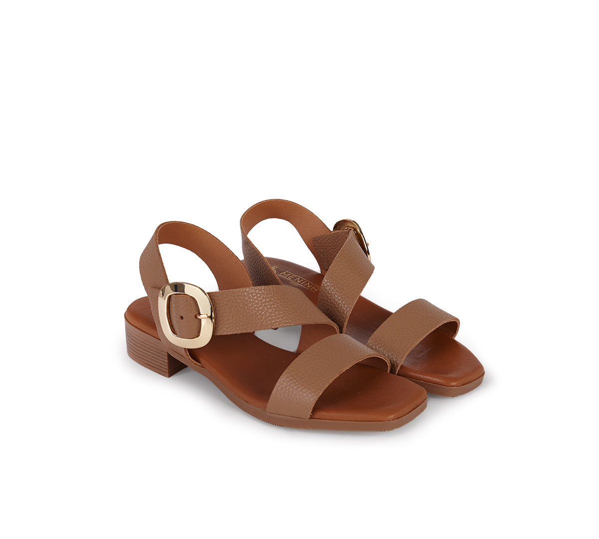 Sandalia Romeo piel camel