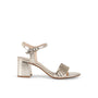 Sandalia Mía metalizada champagne