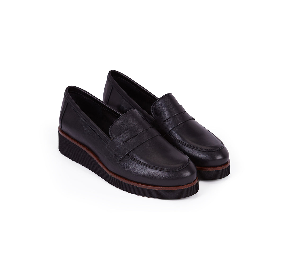 Mocasín Confort Piel negro