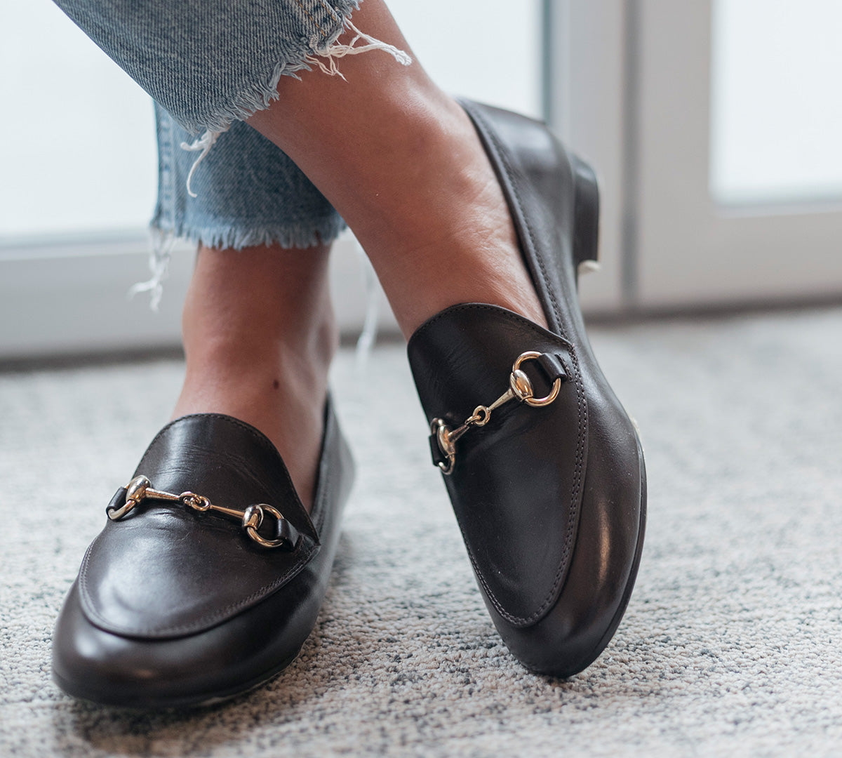 Mocasín Canido Piel Negro