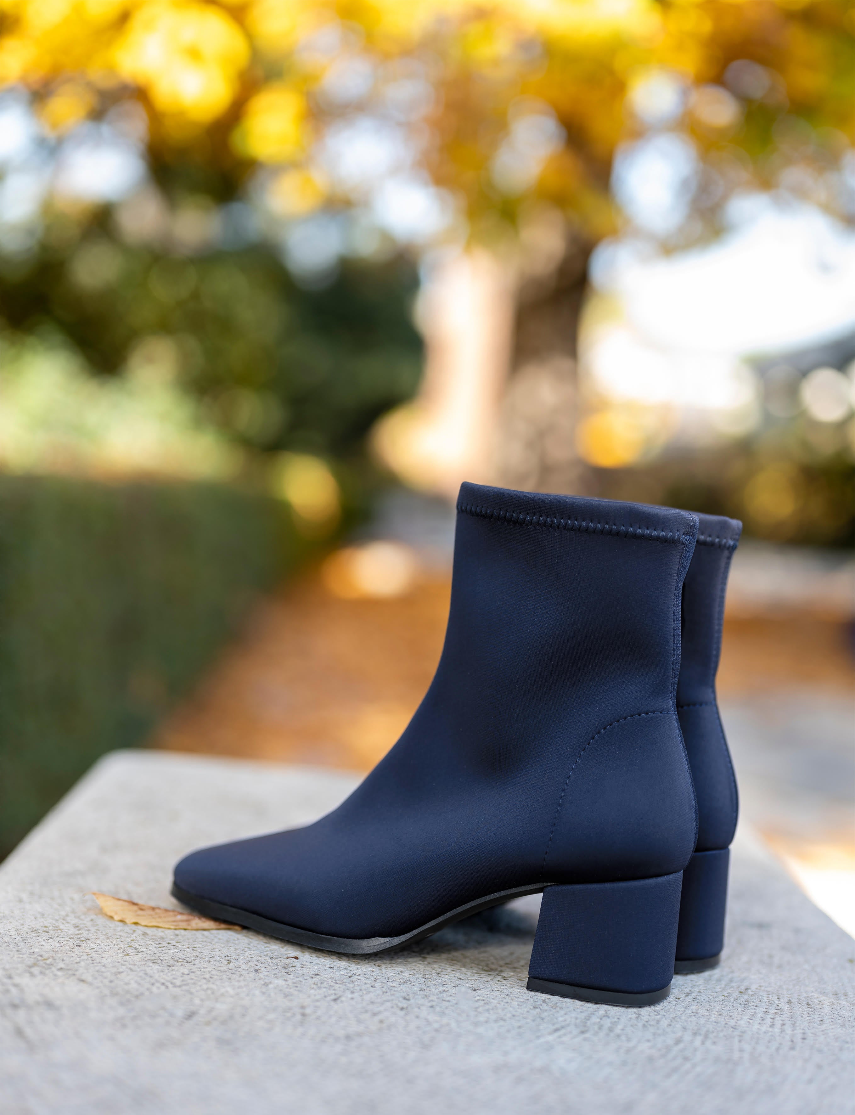 Botín Beatrize Licra Azul