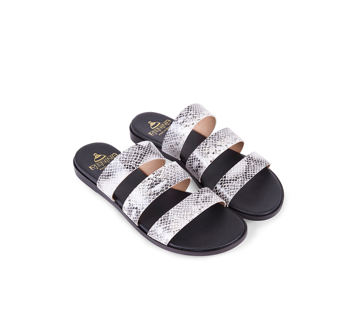 Tavernes black/leather Sandal