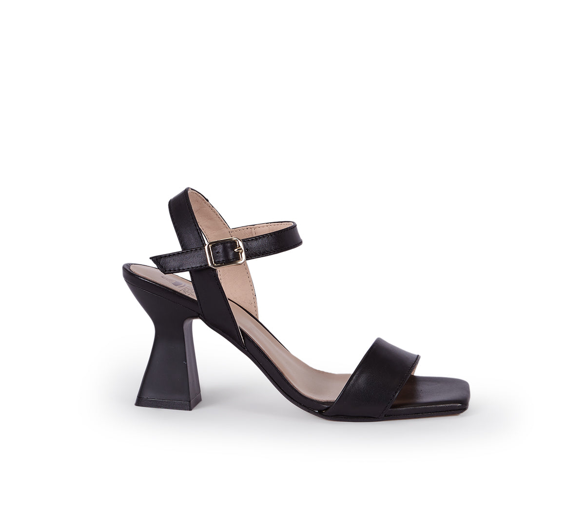 Cecilia Black High-Heel Sandal