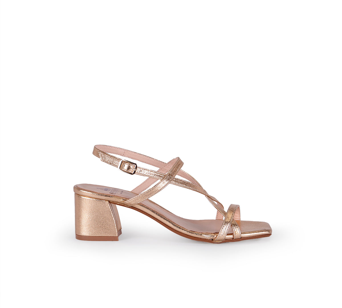 Camille Gold High-Heel Sandal